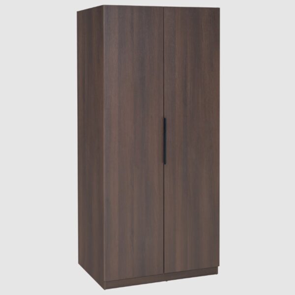 Lucca Wooden Wardrobe With 2 Doors In Espresso