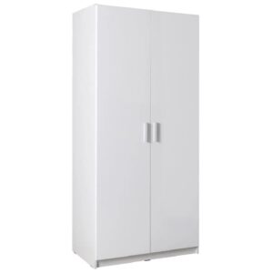 Swift High Gloss Wardrobe With 2 Doors In White