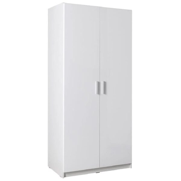 Swift High Gloss Wardrobe With 2 Doors In White